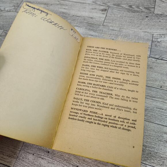 Wyndward Peril by Norman Daniels 1980 First Printing Warner Paperback Romance‎ - Picture 2 of 11